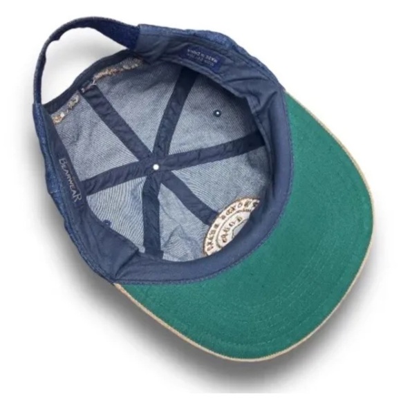 Vintage Boyds Bears And Friends Bearwear Denim/Suede Baseball Cap Adjustable Hat - Picture 4 of 7